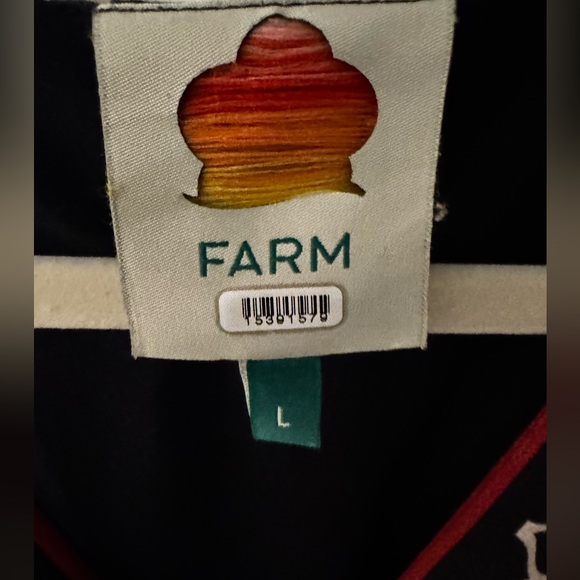 FARM Rio Black and Red Patterned Mini Dress - Picture 12 of 13